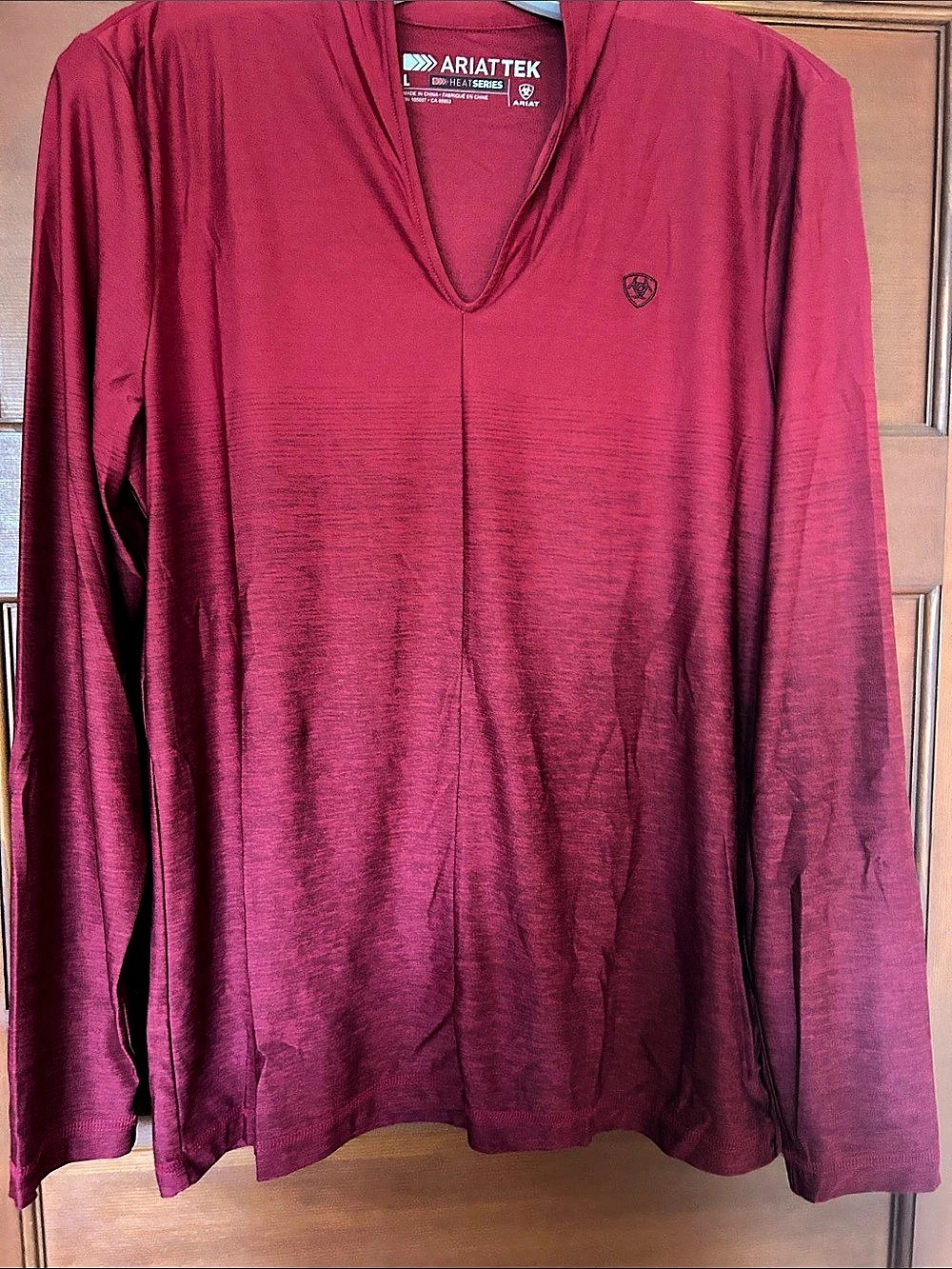 Ariat AriatTEK Heat Series Long Sleeve Top AriatTEK Long Sleeve Red